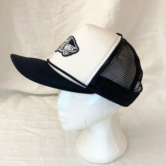 Vans Classic Patch Black And White Trucker Snapback Hat - Picture 4 of 15